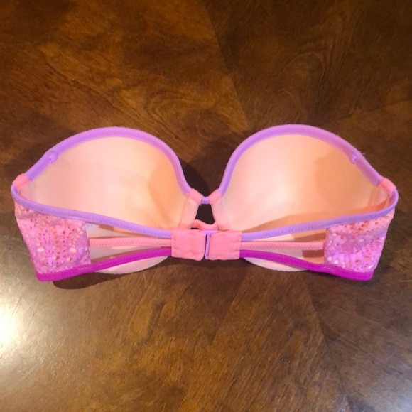 Victoria’s Secret Ombre Lace Strapless Bikini Top 32D - Picture 4 of 6